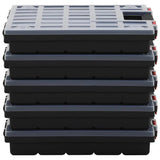 vidaXL Assortimentsdozen 5 st 34,5x25x5 cm polypropeen