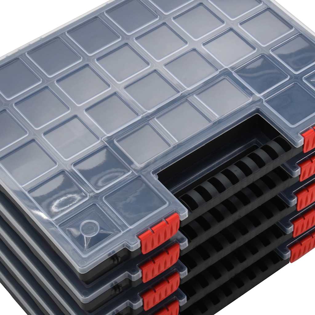 vidaXL Assortimentsdozen 5 st 34,5x25x5 cm polypropeen
