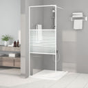 vidaXL Inloopdouchewand 80x195 cm ESG-verre transparent et noir