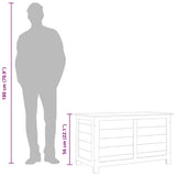 vidaXL Kussenbox 50x50x56 cm massief vurenhout
