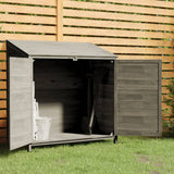 vidaXL Tuinschuur 55x52x112 cm massief vurenhout