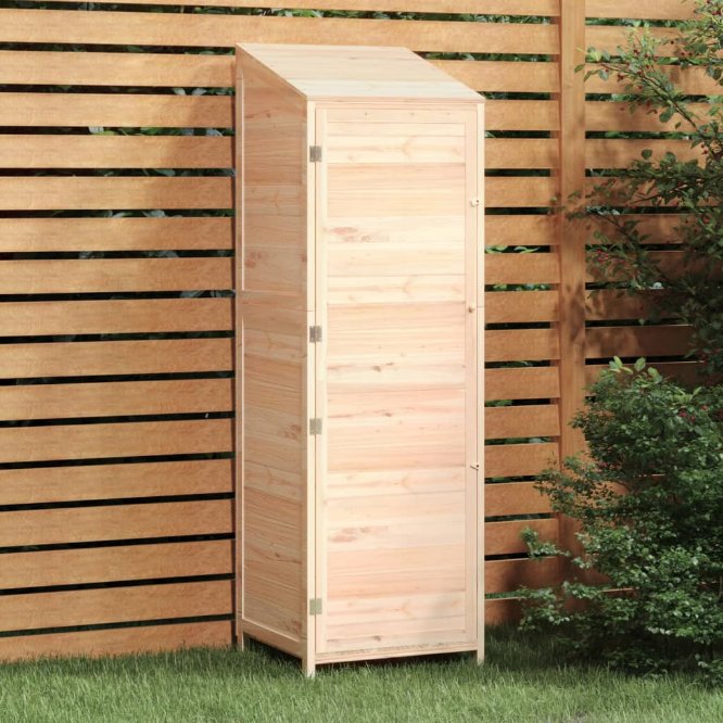 vidaXL Tuinschuur 55x52x112 cm massief vurenhout