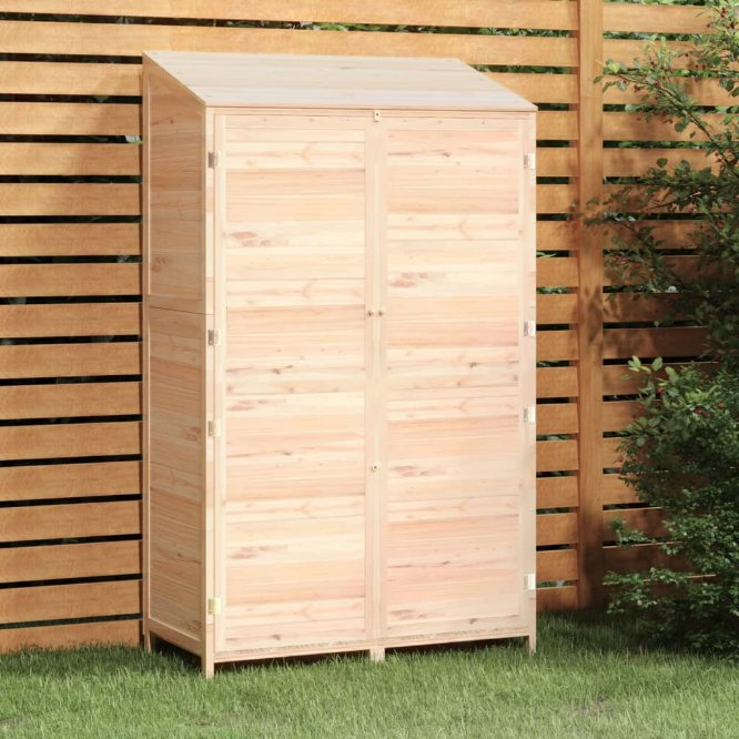 vidaXL Tuinschuur 55x52x112 cm massief vurenhout
