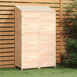 vidaXL Tuinschuur 55x52x112 cm massief vurenhout