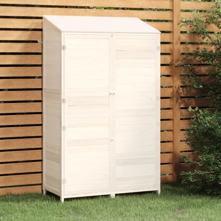 vidaXL Tuinschuur 55x52x112 cm massief vurenhout