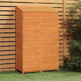 vidaXL Tuinschuur 55x52x112 cm massief vurenhout