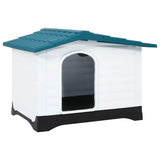 vidaXL Dog Kennel 90.5x68x66 cm polypropylene blue