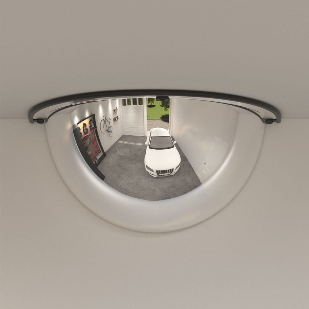 vidaXL Half Dome Traffic Mirror 2 pcs Ø 40 cm acrylic