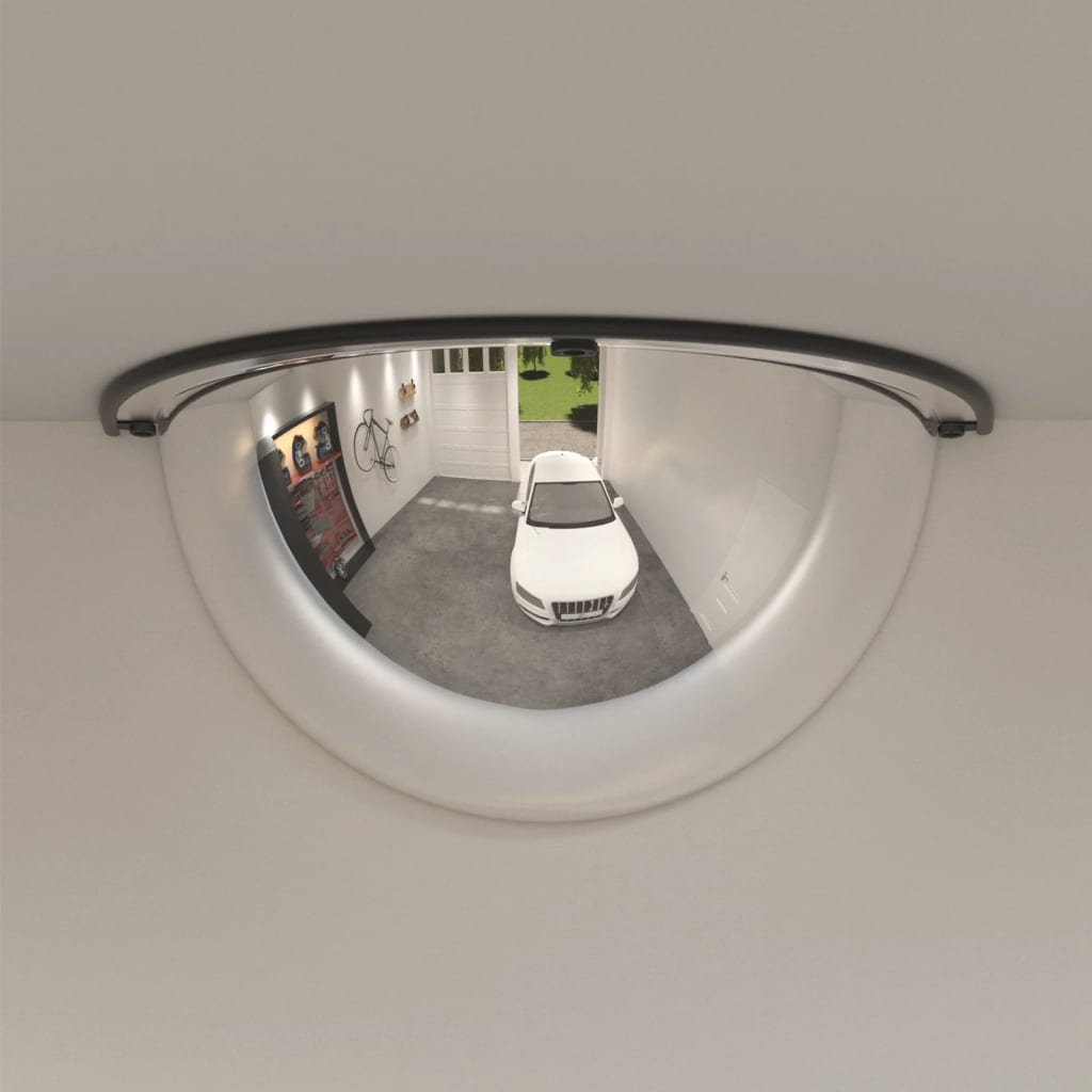 vidaXL Half Dome Traffic Mirror 2 pcs Ø 40 cm acrylic