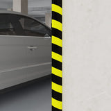 vidaXL Corner Protector 4x3x100 cm PU Yellow and Black