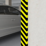 vidaXL Corner Protector 4x3x100 cm PU Yellow and Black