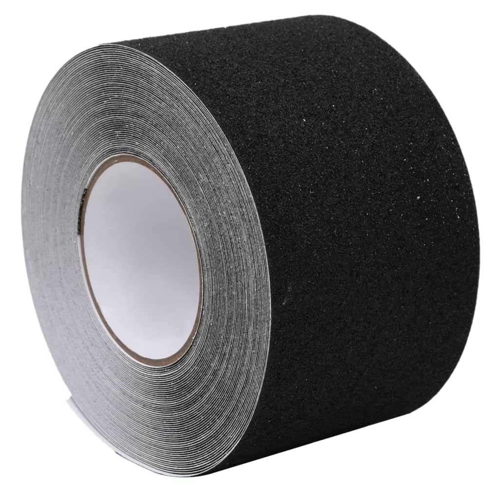 vidaXL Anti-sliptape 0,1x10 m PVC zwart