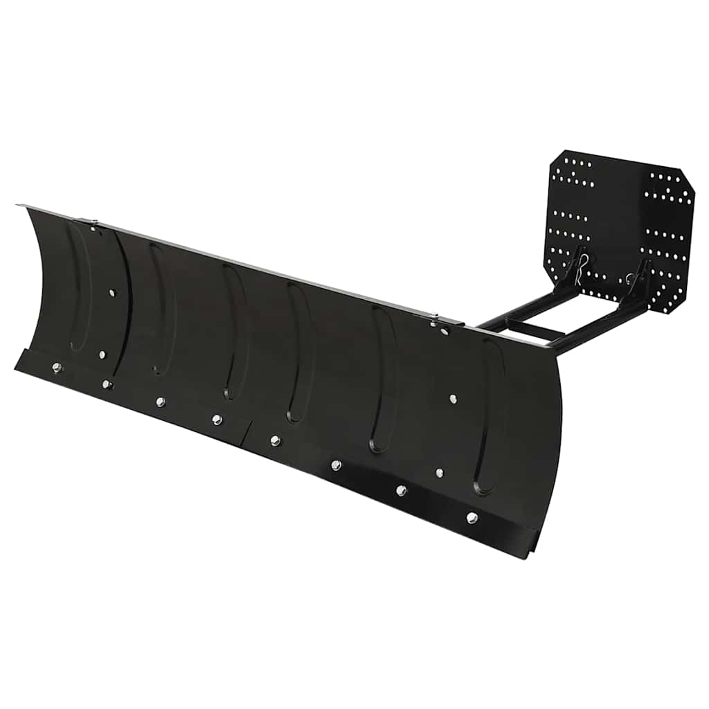 vidaXL ATV Snow Plough 115x38 cm Black