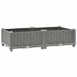 vidaXL Plantenbak verhoogd 40x40x23 cm polypropeen