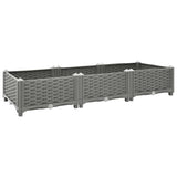 vidaXL Plantenbak verhoogd 40x40x23 cm polypropeen