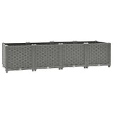 vidaXL Plantenbak verhoogd 40x40x23 cm polypropeen