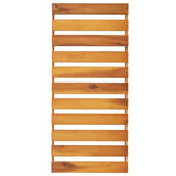 vidaXL Schappenkast inklapbaar 3-laags 70x31x63 cm acaciahout bruin