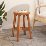 vidaXL Tabouret 45x29x45 cm rectangulaire en bois d'acacia massif