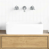 vidaXL Wash Basin 40x30x13 cm ceramic white