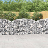 vidaXL Schanskorf gewelfd 100x30x40/60 cm gegalvaniseerd ijzer
