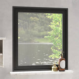 vidaXL Magnetic Fly Screen for Windows 80x140 cm White