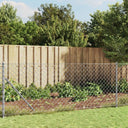 vidaXL Gaashek met flens 0,8x10 m groen