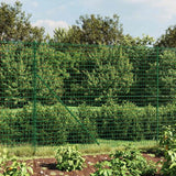 vidaXL Draadgaashek met grondankers 0,8x10 m groen