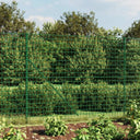 vidaXL Draadgaashek met flens 0,8x10 m groen