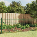 vidaXL Draadgaashek met flens 0,8x10 m groen