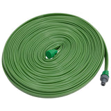 vidaXL Soaker Hose 3-Channel PVC 7.5 m Green