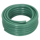 vidaXL Garden Hose with Coupling Set 0.5'' 10 m PVC Green