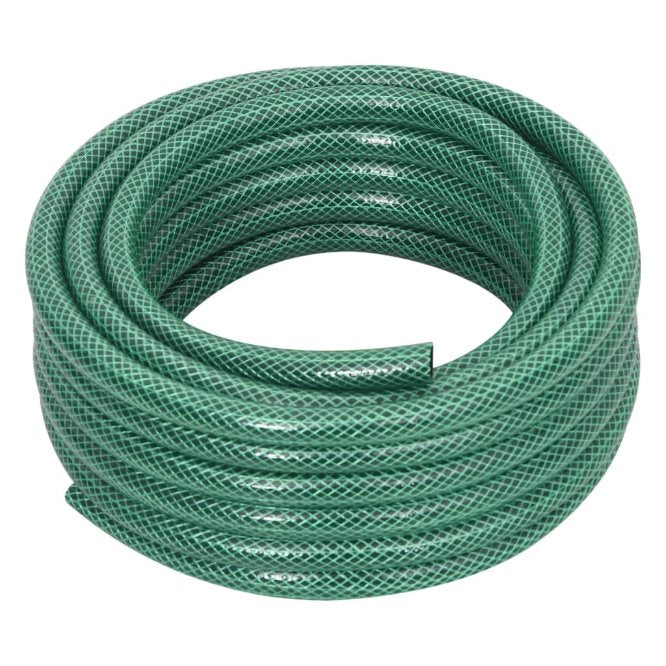 vidaXL Garden Hose with Coupling Set 0.5'' 10 m PVC Green