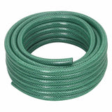 vidaXL Garden Hose with Coupling Set 0.5'' 10 m PVC Green
