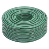 vidaXL Garden Hose with Coupling Set 0.5'' 10 m PVC Green