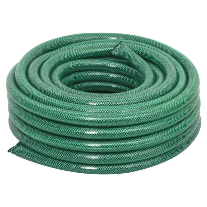 vidaXL Garden Hose with Coupling Set 0.5'' 10 m PVC Green