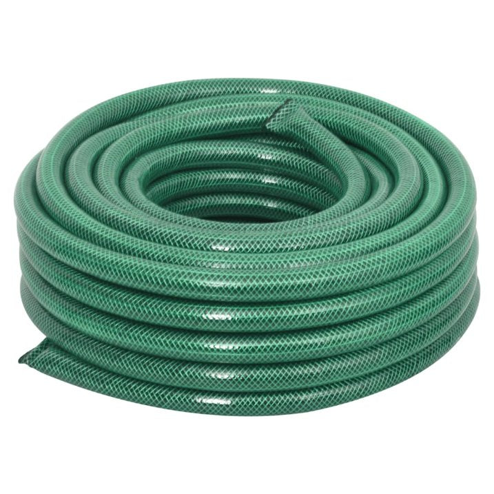 vidaXL Garden Hose with Coupling Set 0.5'' 10 m PVC Green