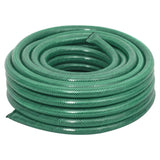 vidaXL Garden Hose with Coupling Set 0.5'' 10 m PVC Green