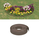vidaXL Tuinrand 10 m 10 cm polyetheen grijs