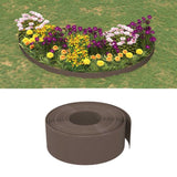 vidaXL Garden Edging 10 m 10 cm Polyethylene Grey