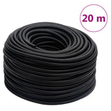 vidaXL Luchtslang hybride 0,6'' 2 m rubber en pvc zwart