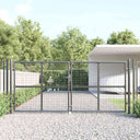 vidaXL Tuinhek van gaas 300x125 cm galvanisé acier antraciet