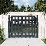 vidaXL Garden Gate Anthracite 100x75 cm Steel