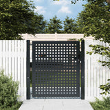 vidaXL Garden Gate Anthracite 100x75 cm Steel