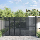 vidaXL Garden Gate Anthracite 100x75 cm Steel