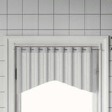vidaXL Gordijnrails 2 st 40-60 cm aluminium wit en zilverkleurig