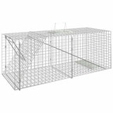 vidaXL Animal Trap 64.5x25x26.5 cm Galvanized Iron