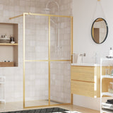 vidaXL Walk-in Shower Screen 80x195 cm Transparent Tempered Glass