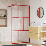 vidaXL Walk-in Shower Screen Transparent 80x195 cm ESG Glass Gold-Colored