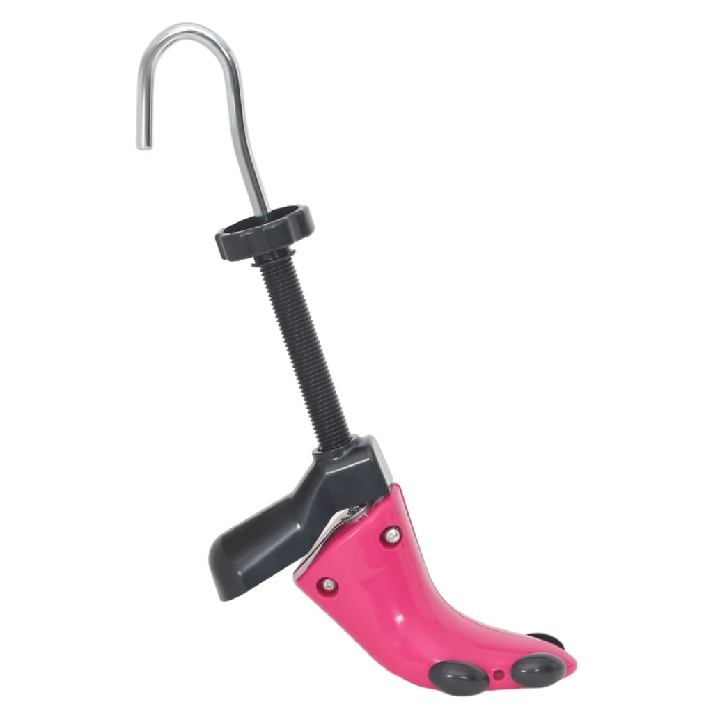 vidaXL Schoenspanners met schoenlepel EU 34-37 kunststof geel