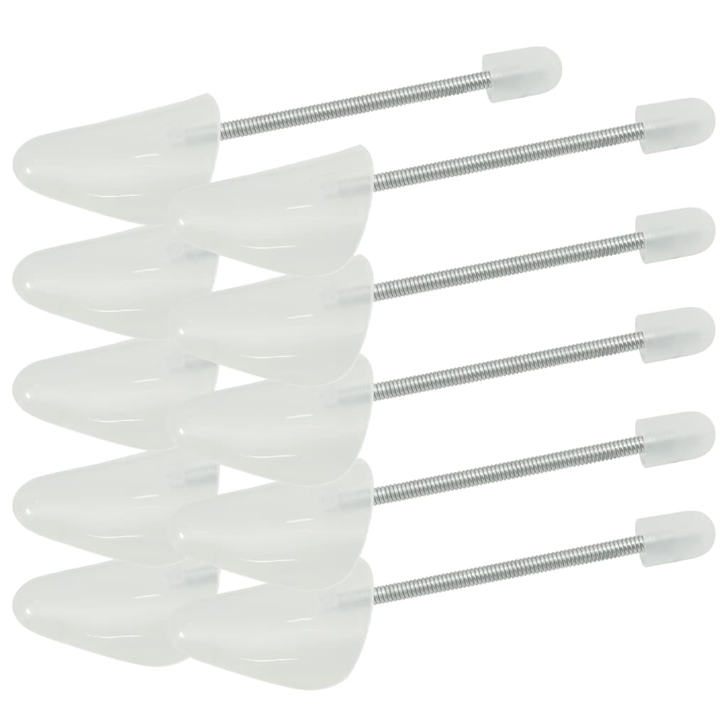 vidaXL Shoe Stretchers 5 pairs EU 35-38 plastic black
